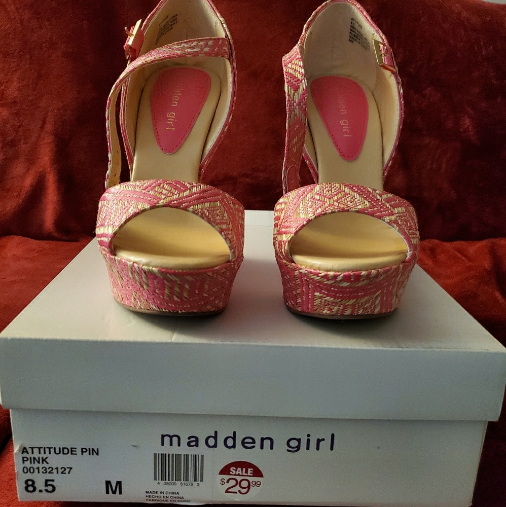 🛑EUC Steve Madden Espadrillas (Heel-4.5in)